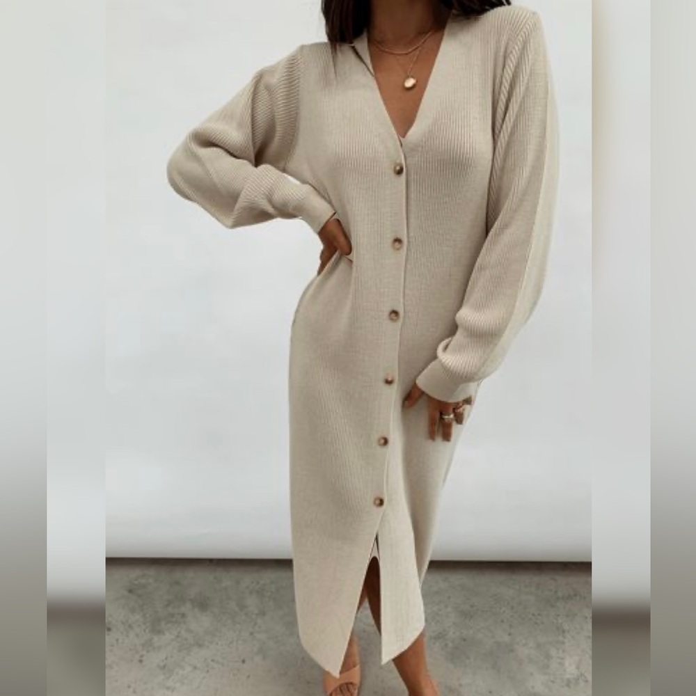SOLD Pretty Lavish Peony Maxi Cardigan Dress